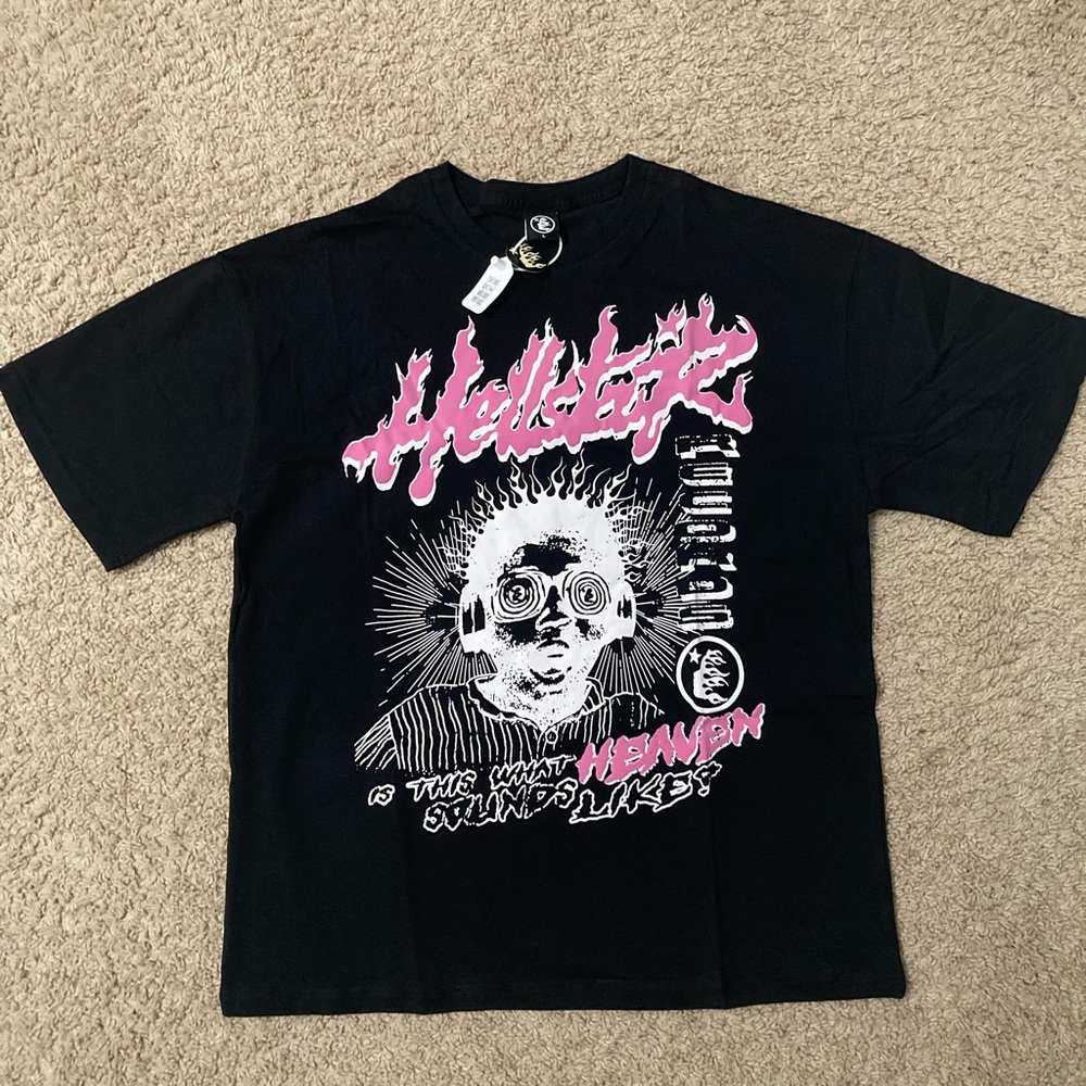 Hellstar This What Heaven Sounds Like T-Shirt Men’s Size Large New With Tags